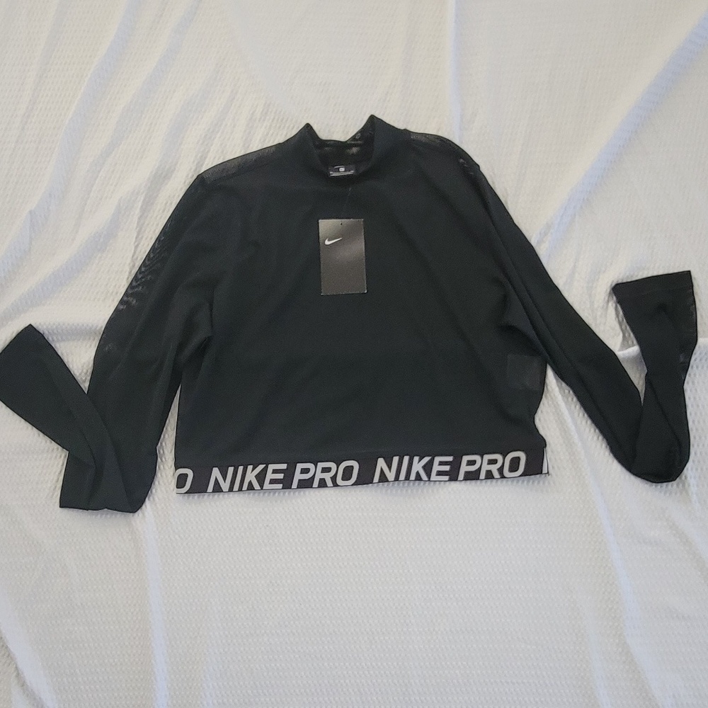 Black Nike Crop Top